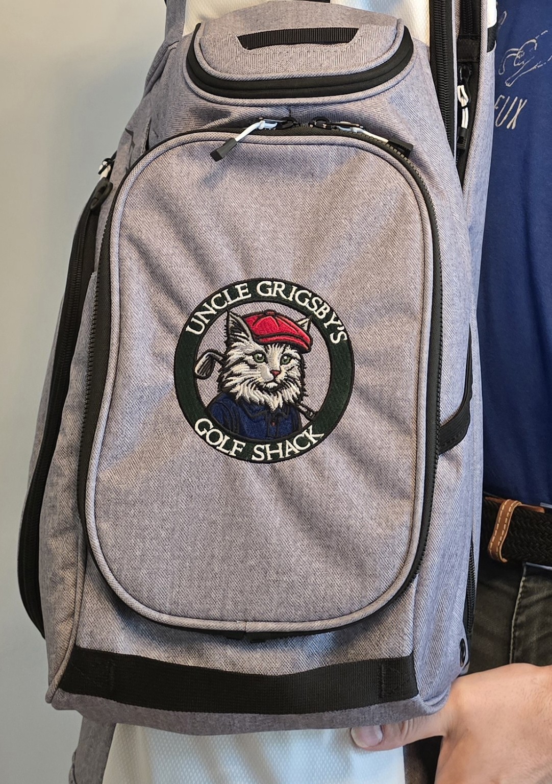 Embroidered Uncle Grigsby Golf Shack golf bag
